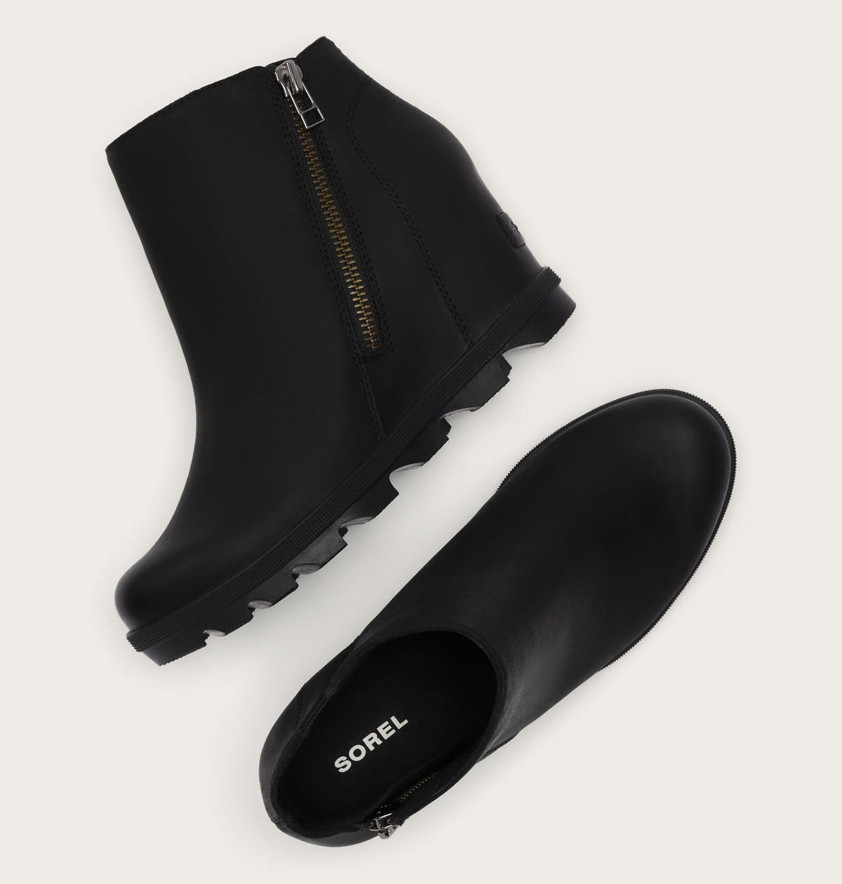 Joan Rhapsody™ Zip Women's Wedge Boot - Black, Black