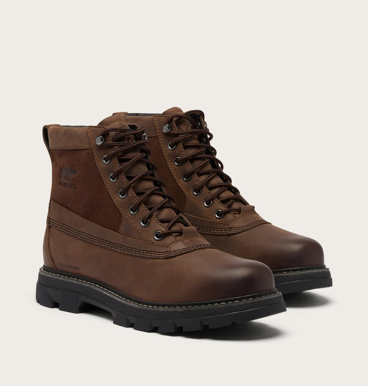 Lark-47™ Men's Waterproof Boot - Tobacco, Black