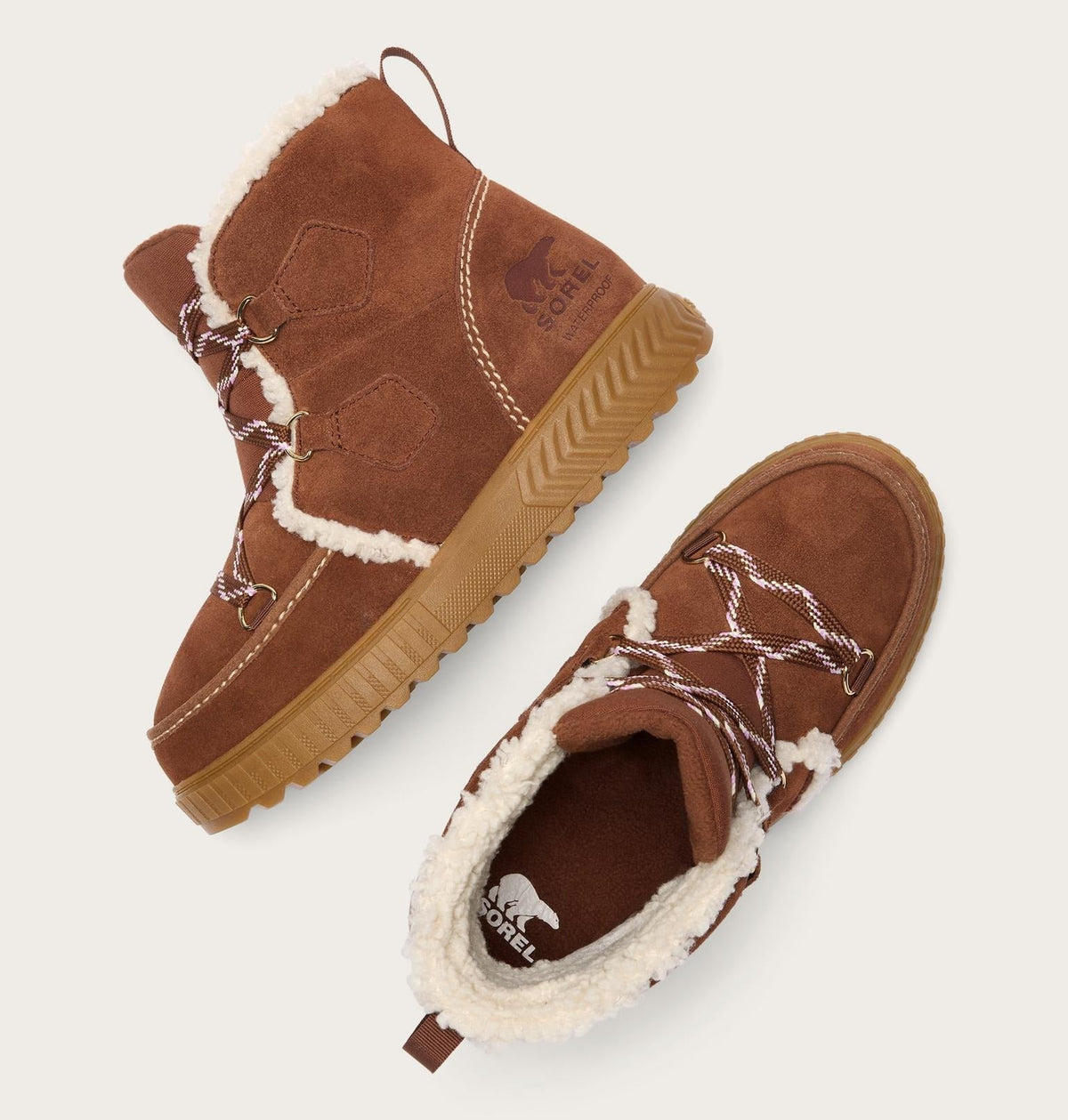 Big Kids Ona Ave™ Alpine Winter Boot - Dark Auburn, Gum 2