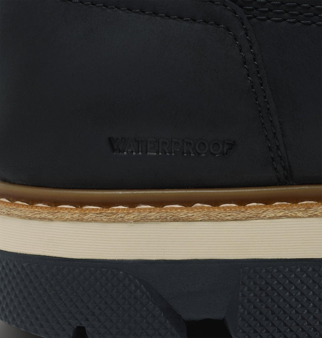 Lark-47™ Moc Toe Men's Waterproof Boot - Black, Bleached Ceramic
