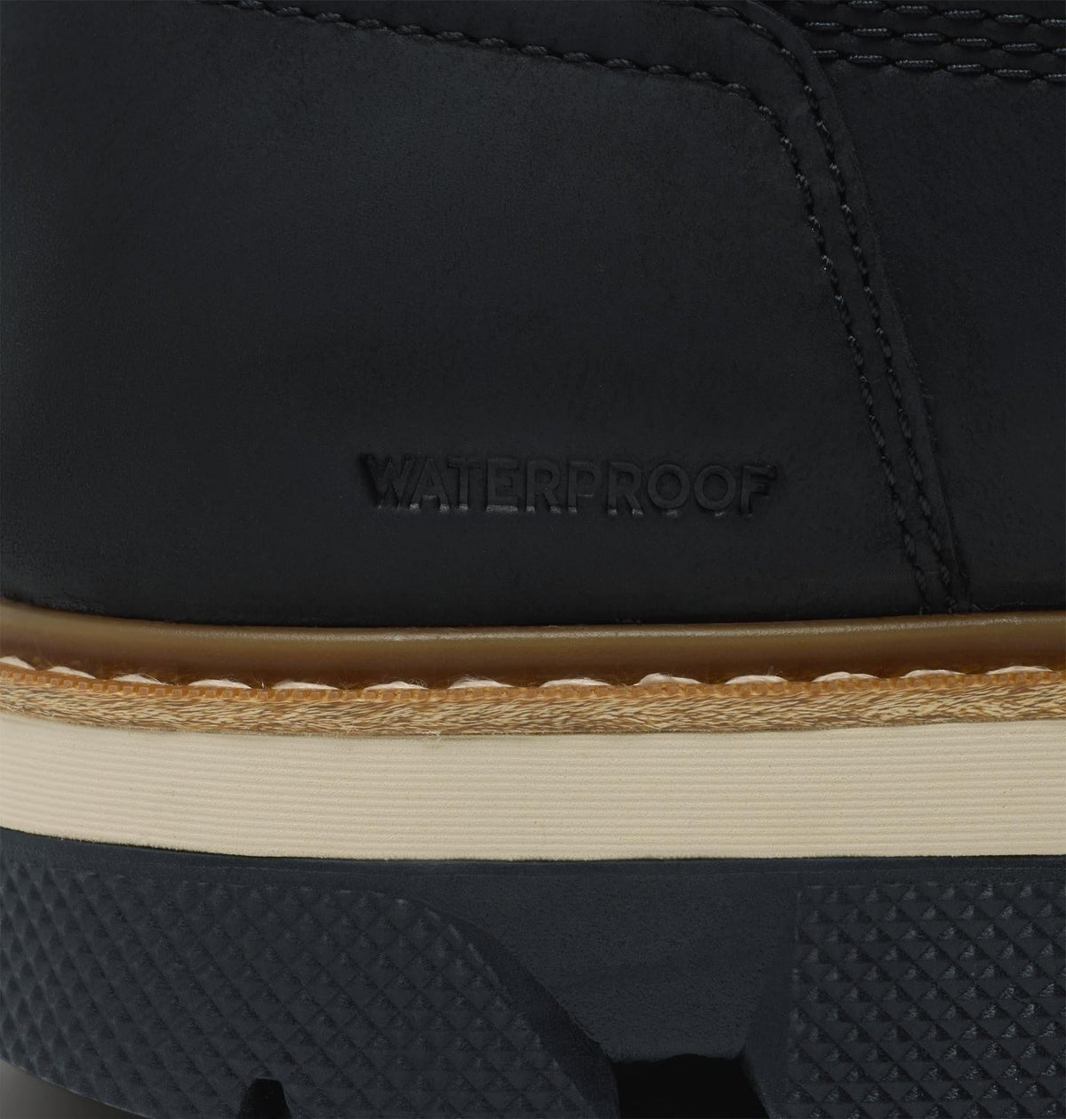 Lark-47™ Moc Toe Men's Waterproof Boot - Black, Bleached Ceramic