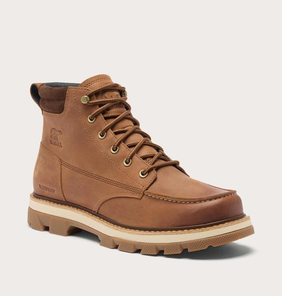 Lark-47™ Moc Toe Men's Waterproof Boot - Velvet Tan, Tobacco