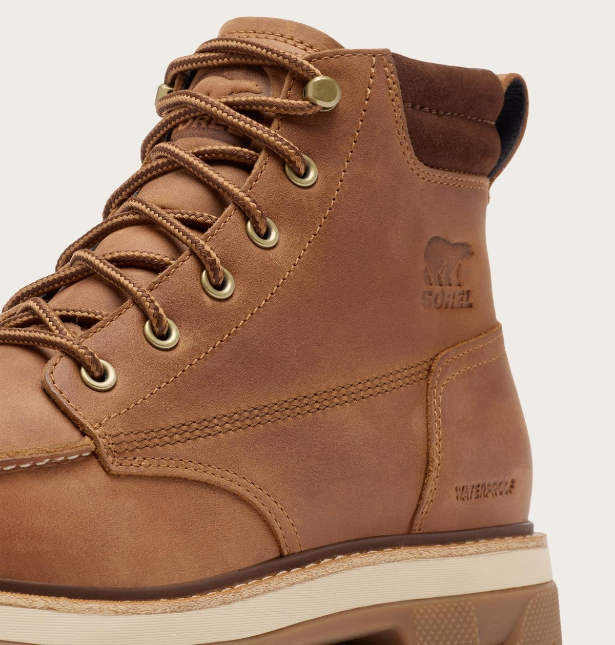 Lark-47™ Moc Toe Men's Waterproof Boot - Velvet Tan, Tobacco