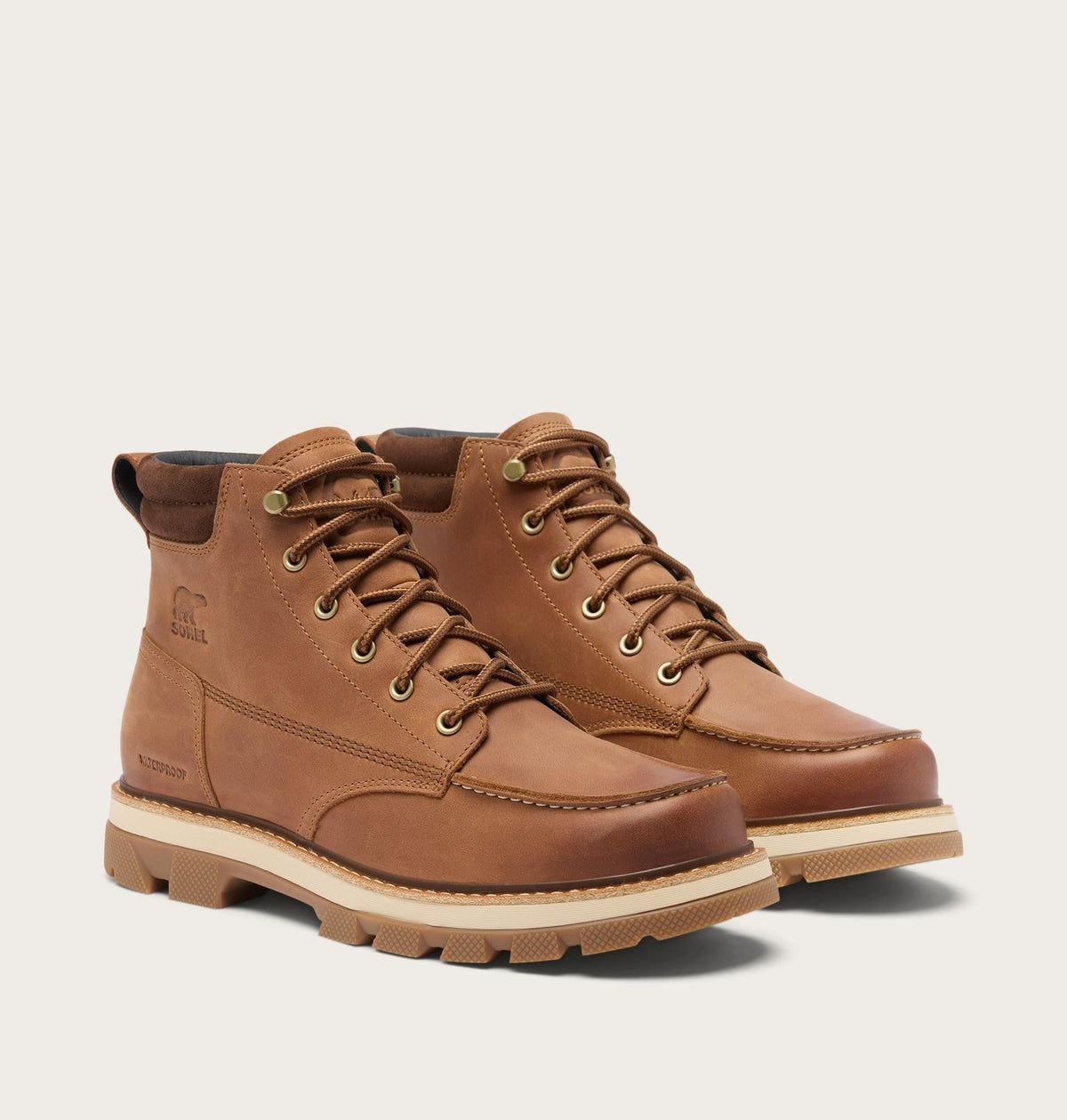 Lark-47™ Moc Toe Men's Waterproof Boot - Velvet Tan, Tobacco