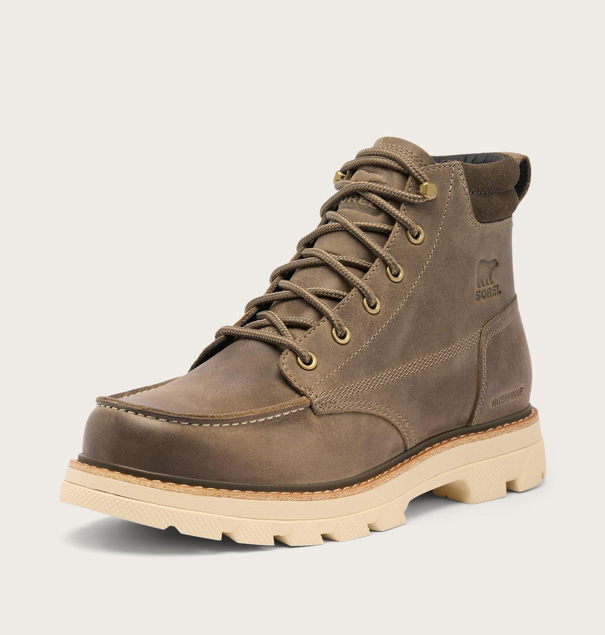 Lark-47™ Moc Toe Men's Waterproof Boot - Wet Sand, Major