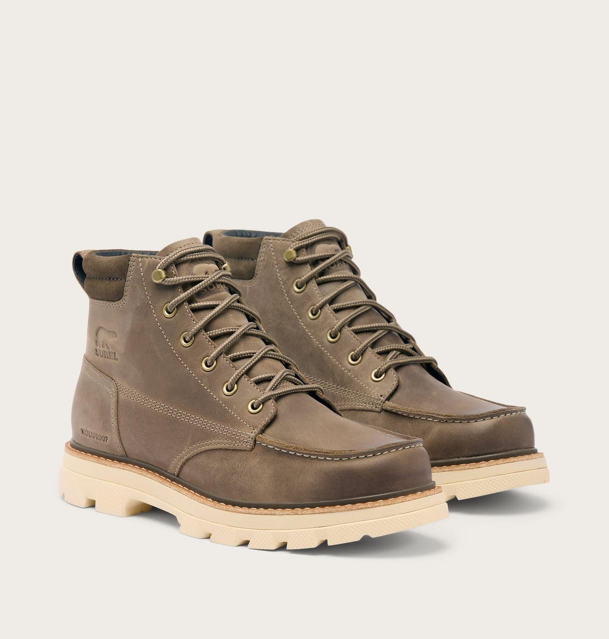 Lark-47™ Moc Toe Men's Waterproof Boot - Wet Sand, Major
