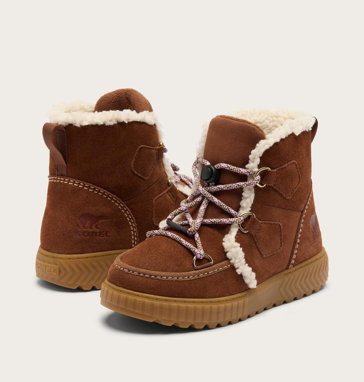 Little Kids Ona Ave™ Alpine Winter Boot - Dark Auburn, Gum 2