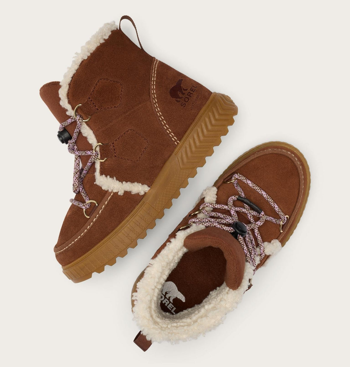 Little Kids Ona Ave™ Alpine Winter Boot - Dark Auburn, Gum 2