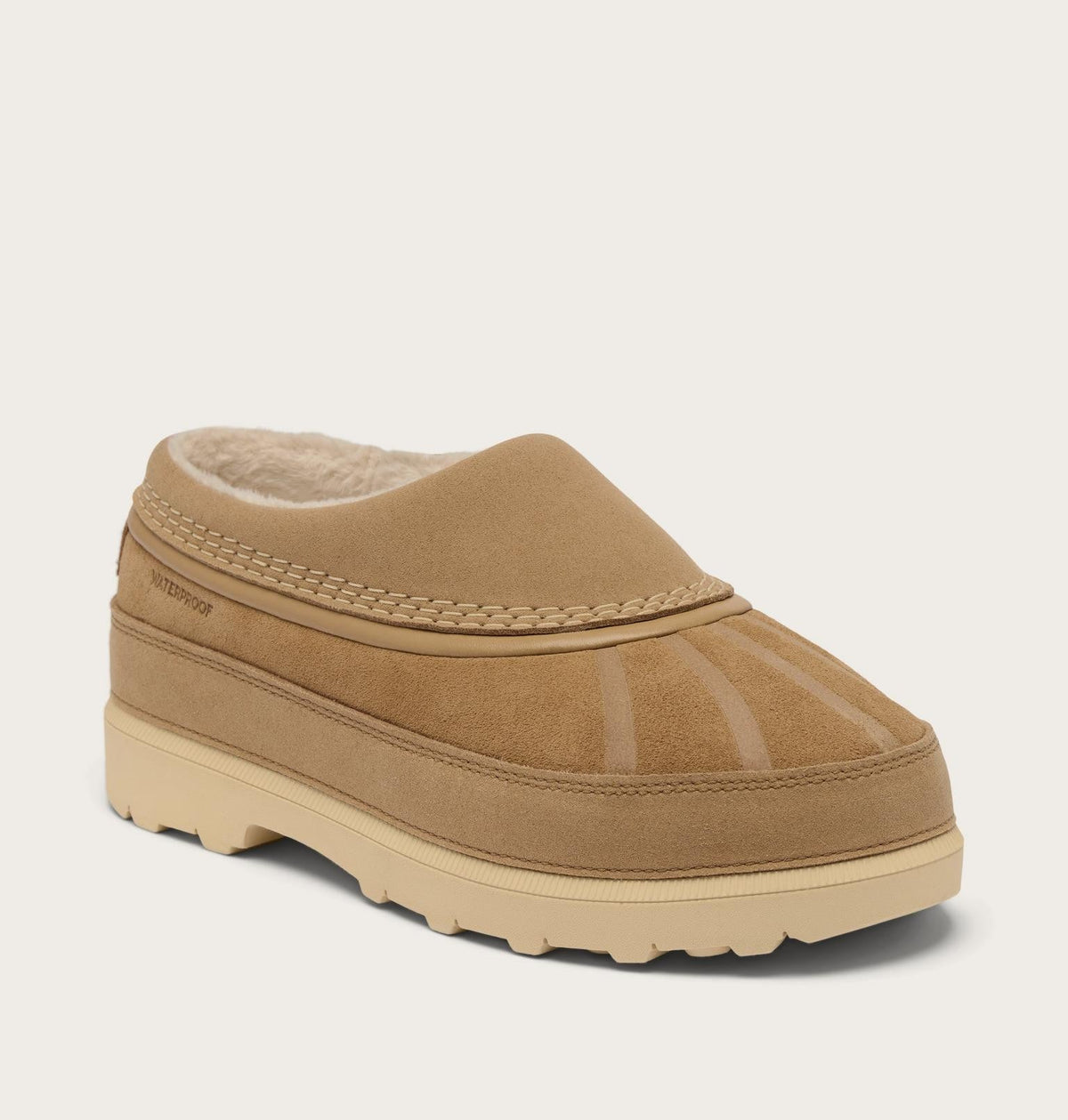 Big Kids Ambler Fireside Waterproof Clog - Caribou Buff, Caribou Beige