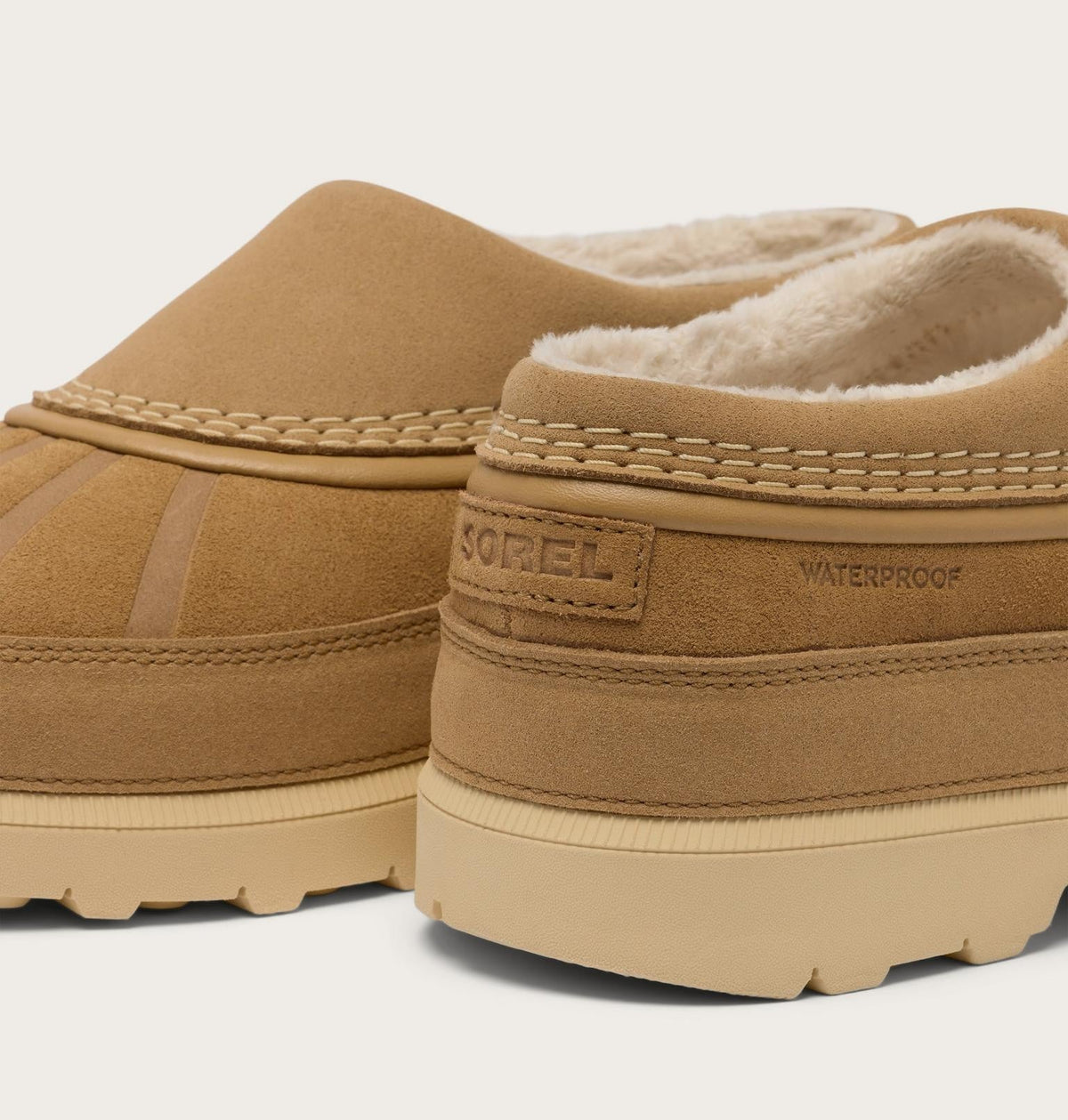 Big Kids Ambler Fireside Waterproof Clog - Caribou Buff, Caribou Beige