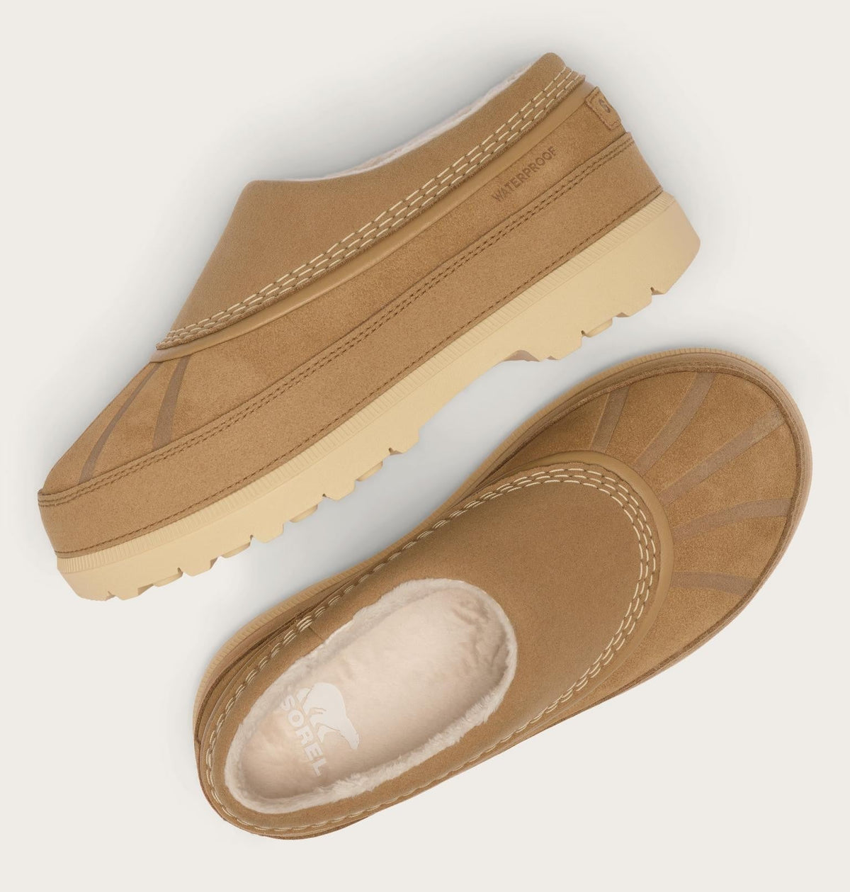 Big Kids Ambler Fireside Waterproof Clog - Caribou Buff, Caribou Beige