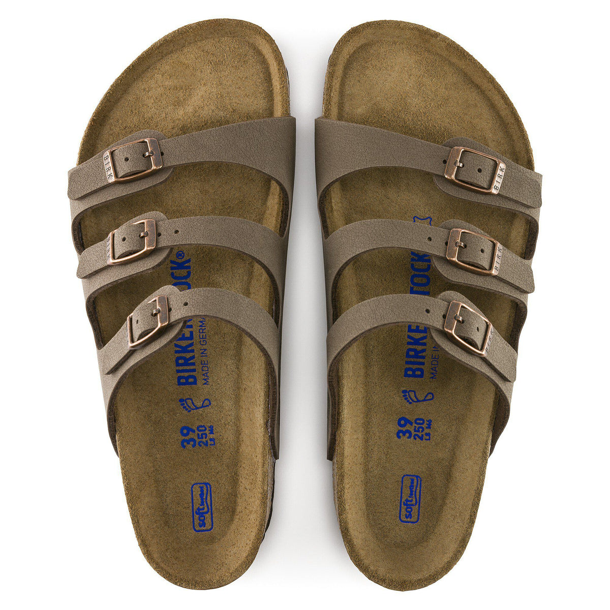 Florida Soft Footbed Birko-Flor Nubuck - Mocha
