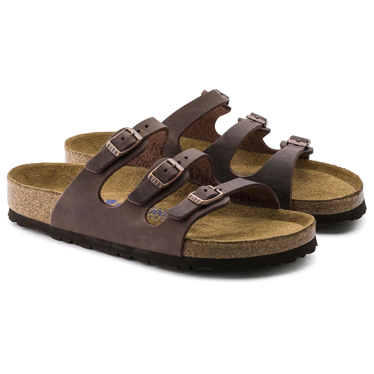 Florida Soft Footbed Natural Leather Oiled - Habana