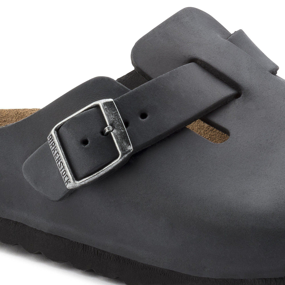 Boston Natural Leather Oiled - Black