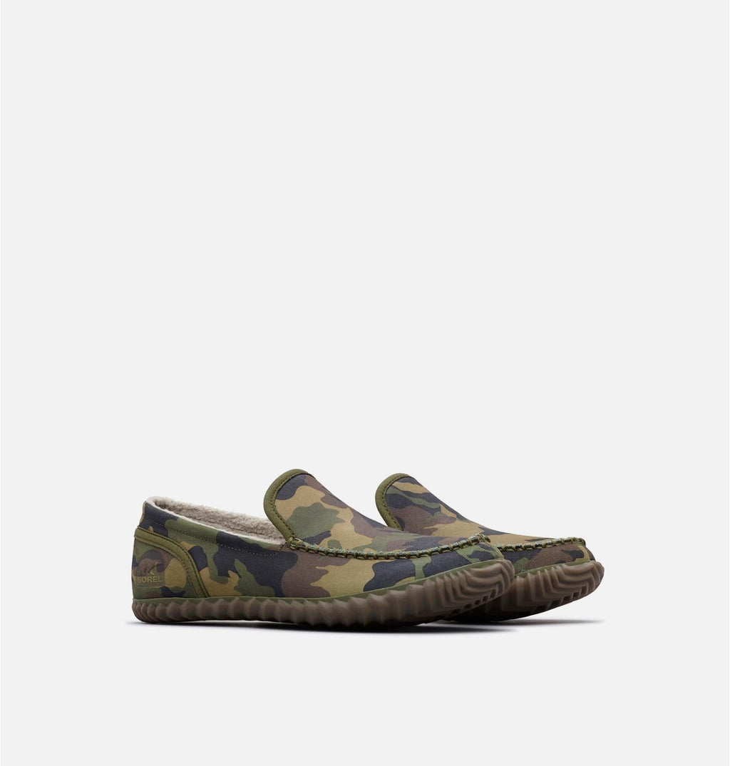 SOREL DUDE MOC™ Men's Slipper - Hiker Green, Dark Stone