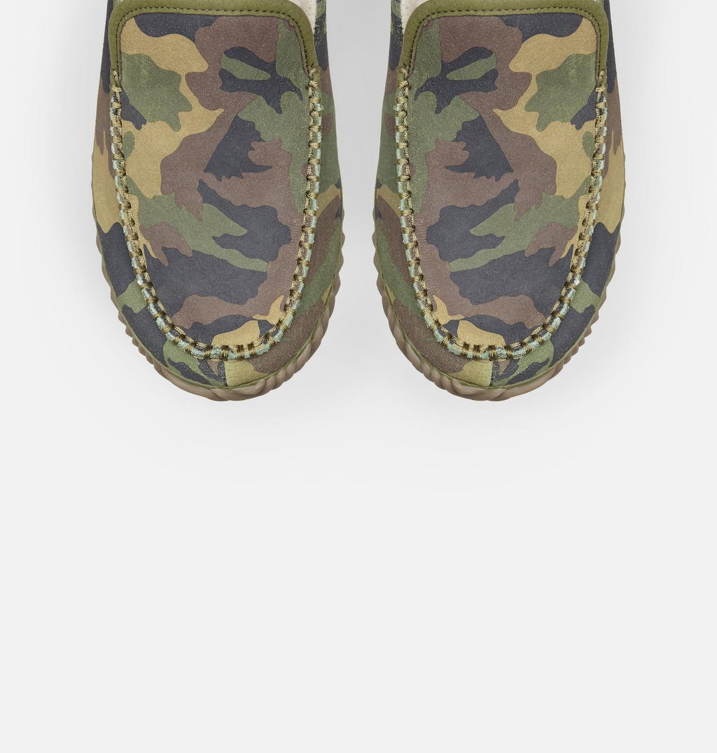 SOREL DUDE MOC™ Men's Slipper - Hiker Green, Dark Stone