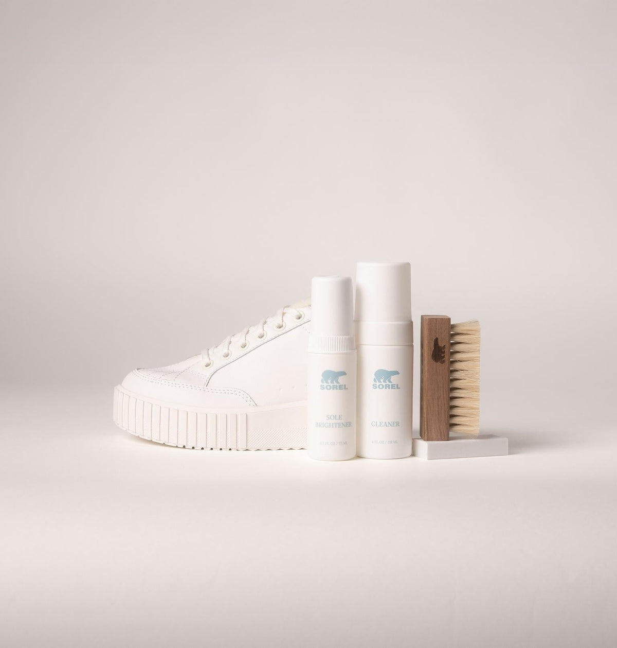 Essential Shoe Care Kit - White