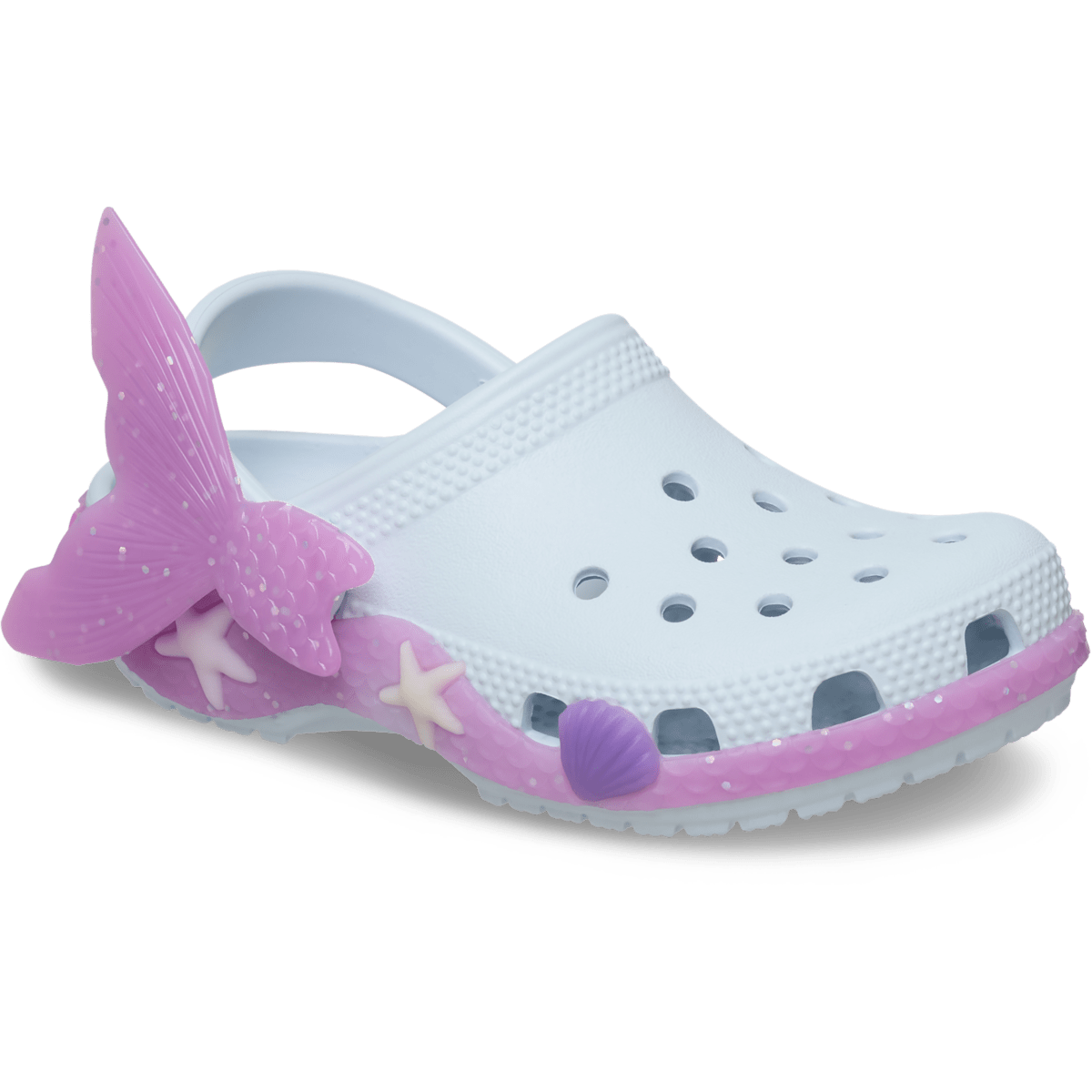 Toddler Classic IAM Color Change Mermaid Clog - Vapor Ice