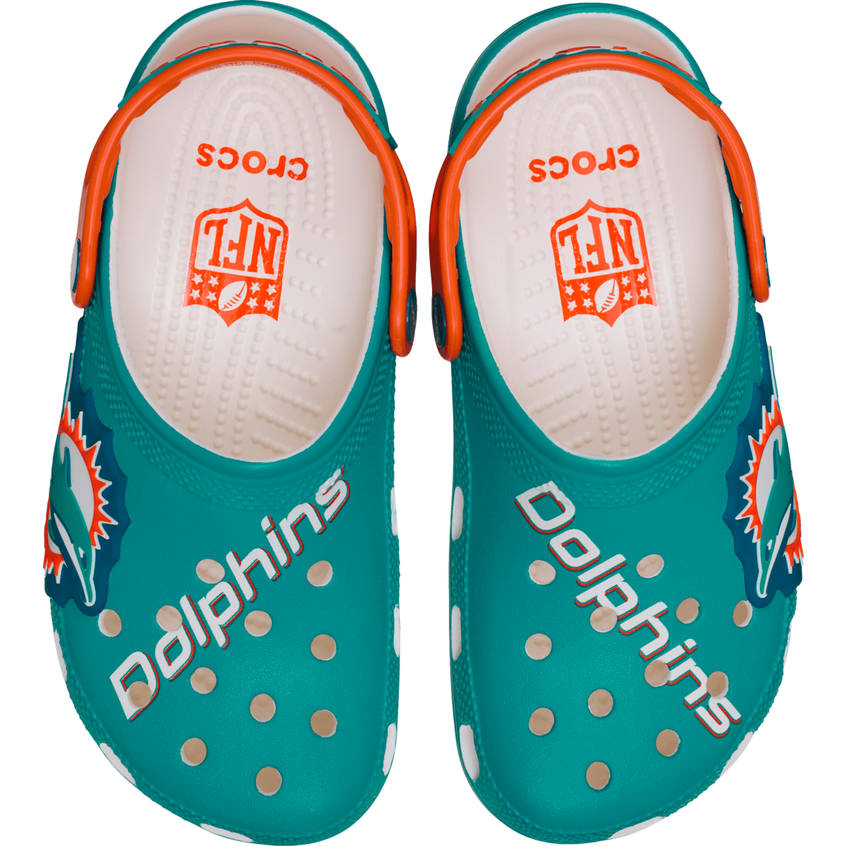 Kids' NFL Miami Dolphins Graphic Classic Clog - Multi