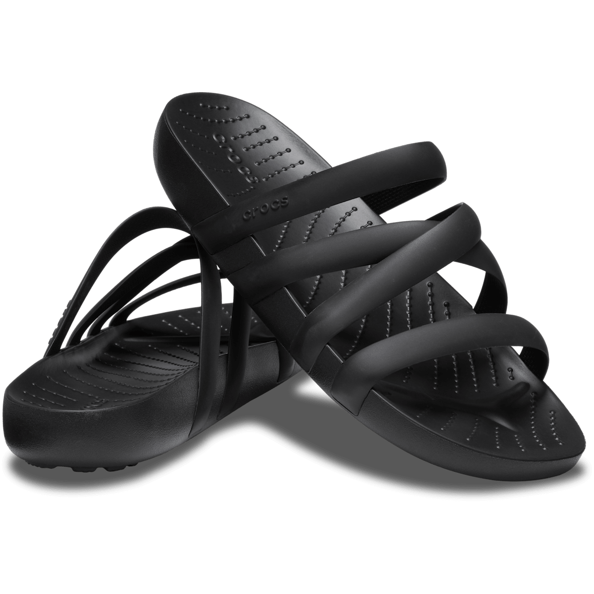Splash Strappy Sandal - Black