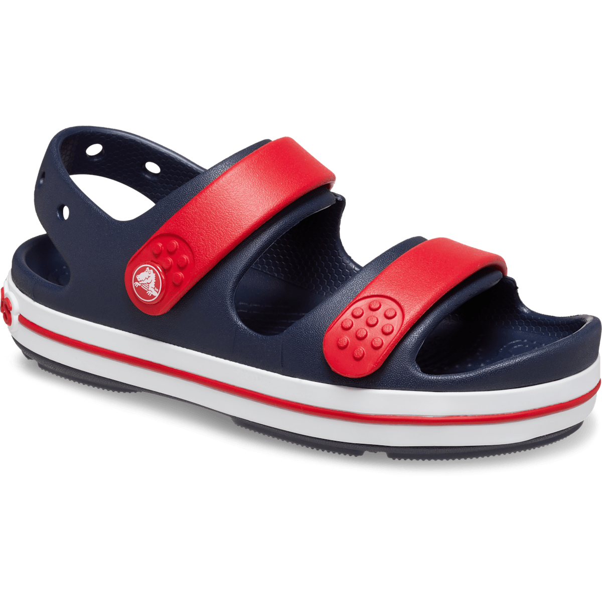 Toddler Crocband™ Cruiser Sandal - Navy / Varsity Red