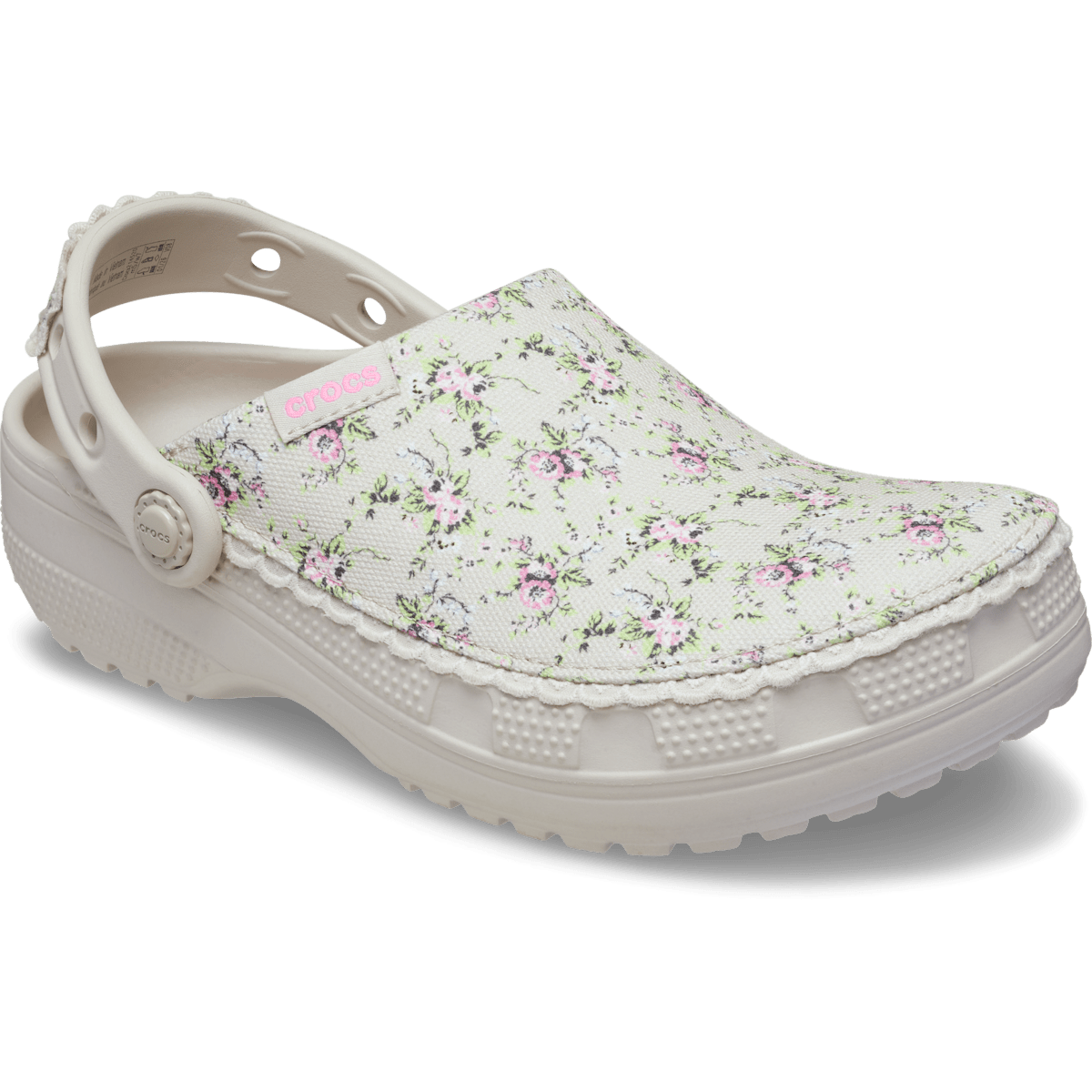 Kids' Crafted Ditsy Floral Clog - Cocoa Crème