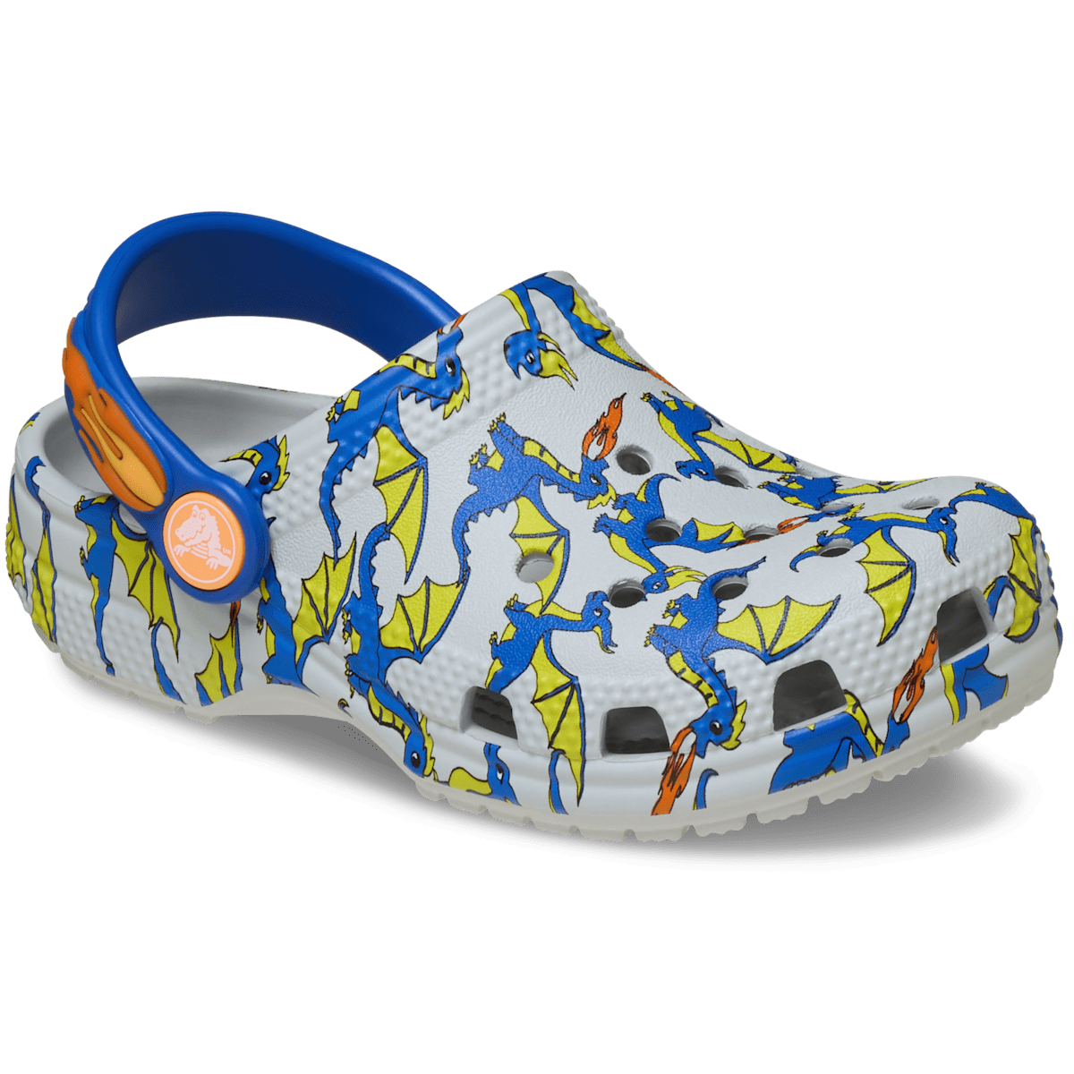 Toddler Classic Dragon Graphic Clog - Atmosphere
