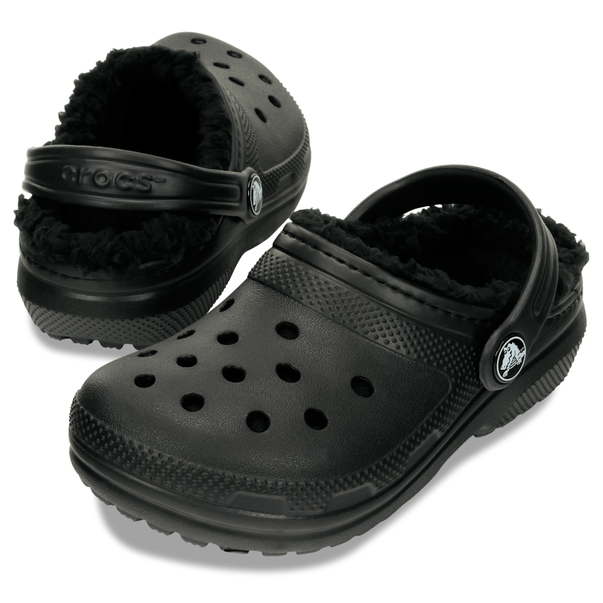 Toddler Classic Lined Clog - Black / Black