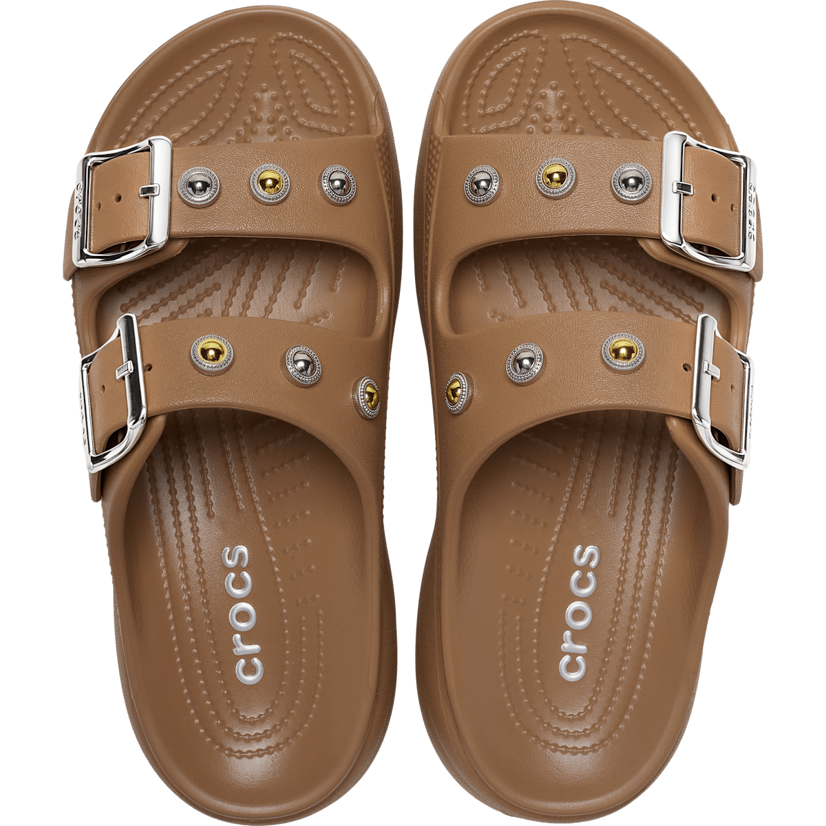Women's Saturday Platform Embellished Sandal - Sepia / Silver