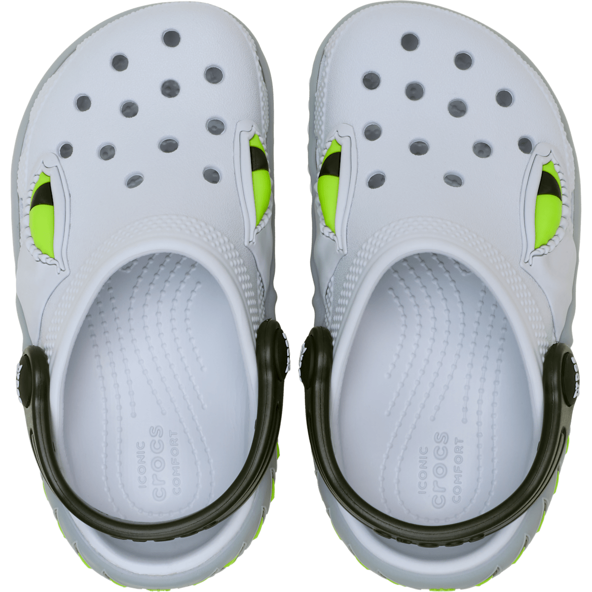 Toddlers Classic Creature Lights Clog - Steel