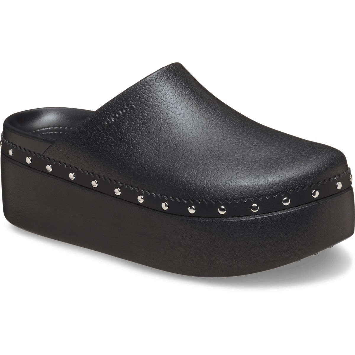 Dylan Platform Studded Clog - Black