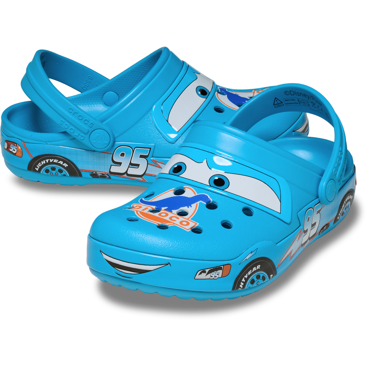 Kids Disney and Pixar's Lightning McQueen Dinoco Crocband™ Clog - Multi