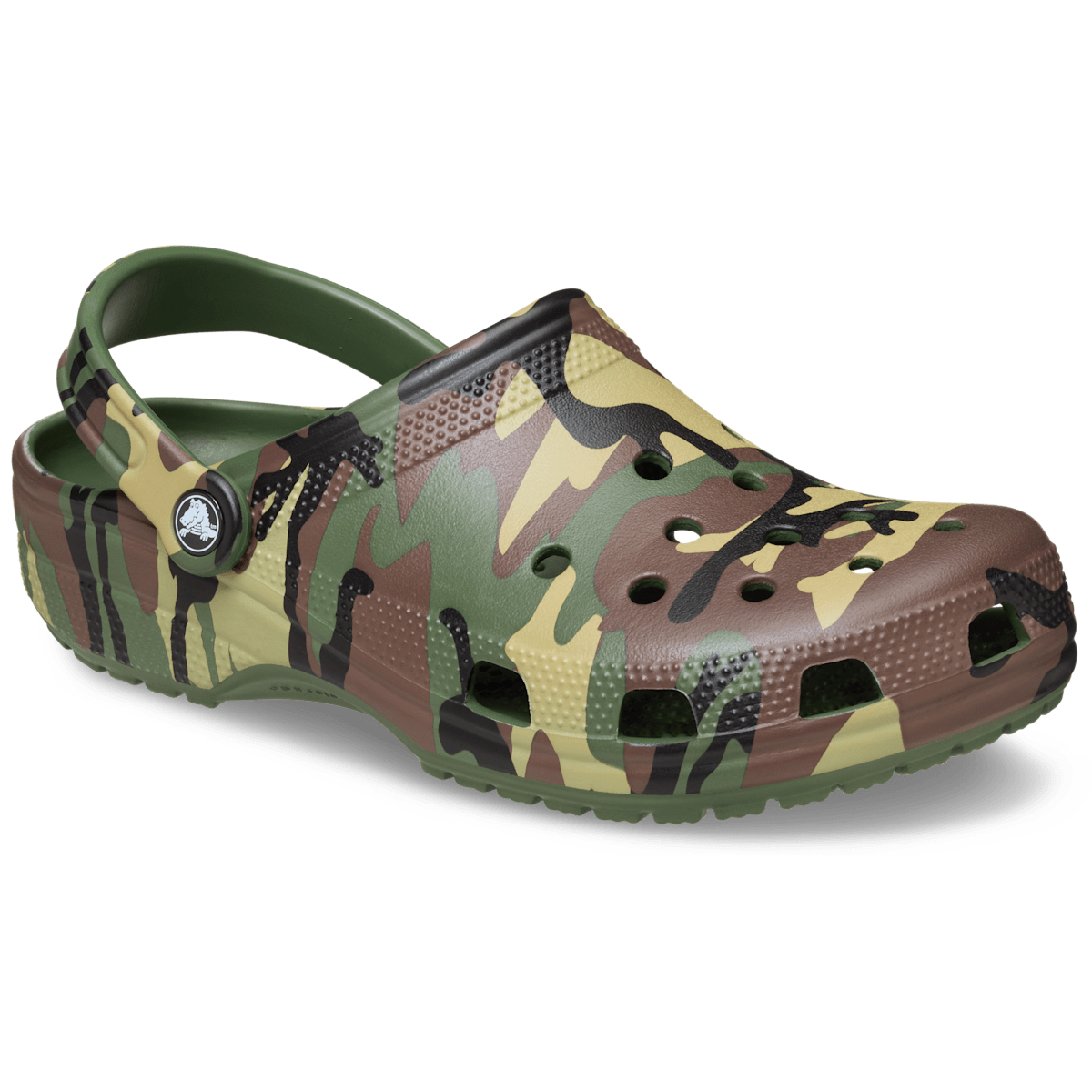 Classic Camouflage Clog - Army Green / Multi