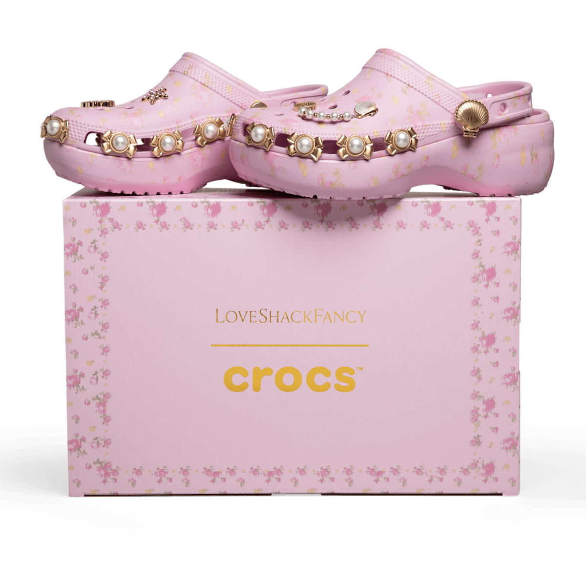 LoveShackFancy Classic Platform Clog - Ballerina Pink
