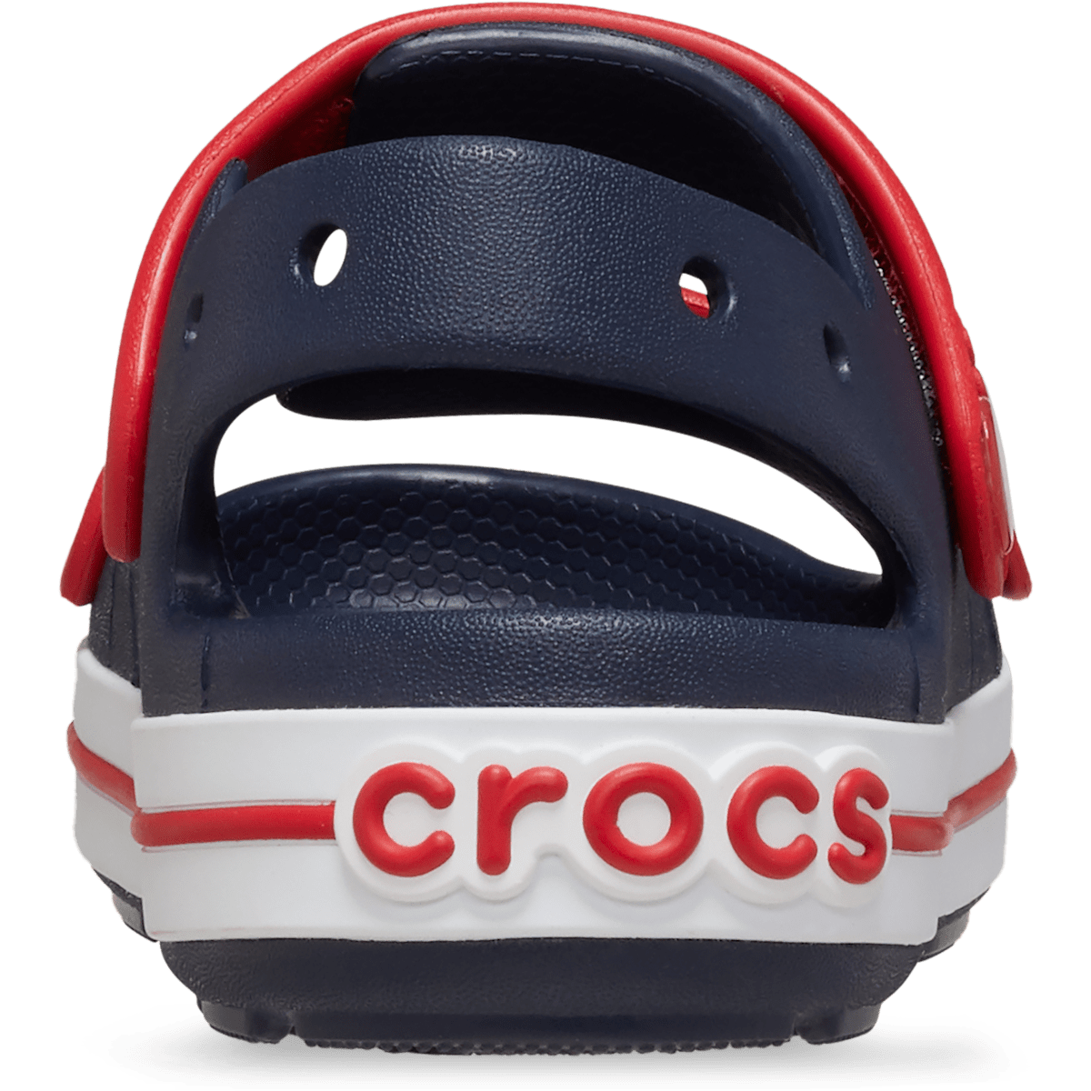 Toddler Crocband™ Cruiser Sandal - Navy / Varsity Red