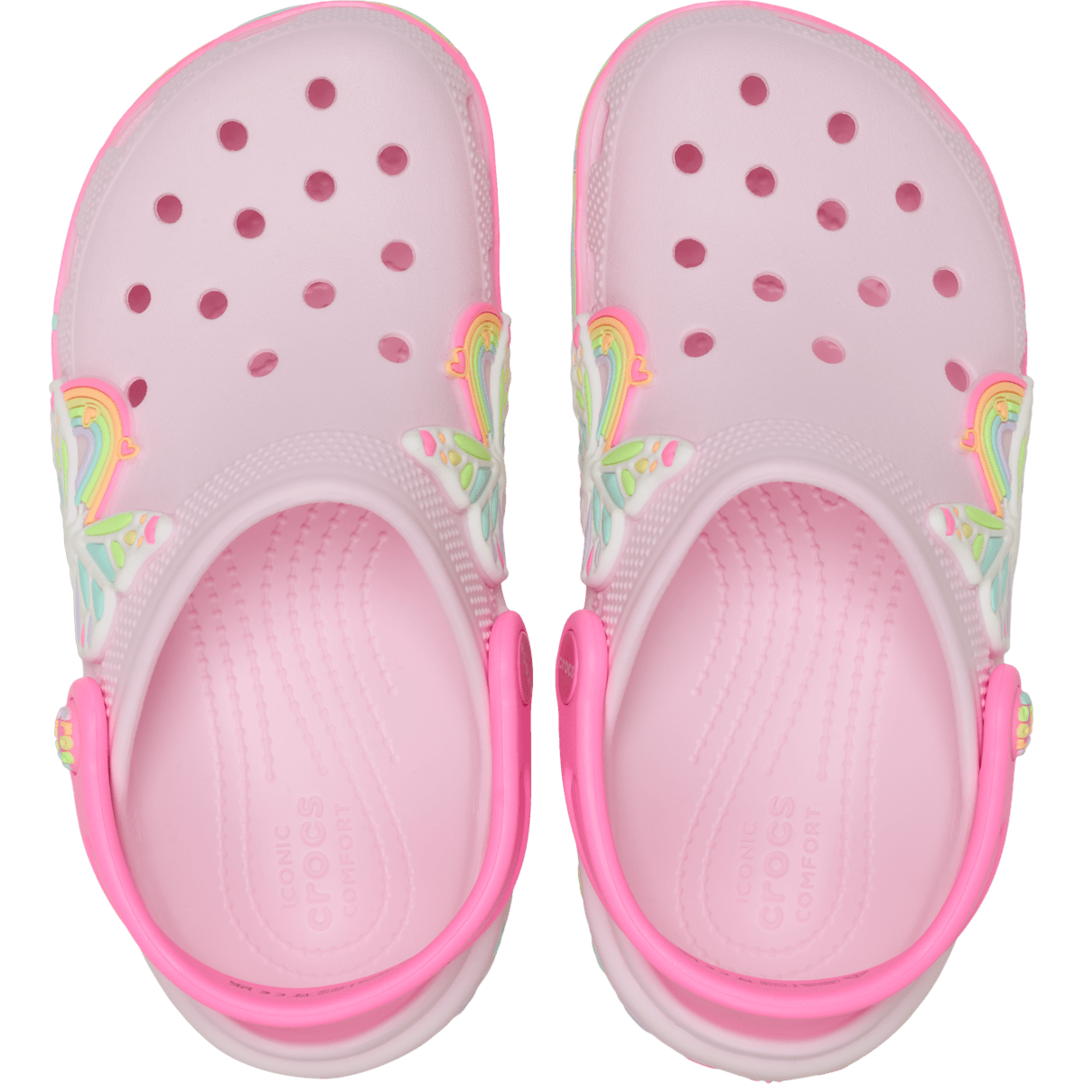 Kids' Classic Butterfly Lights Clog - Pink Milk