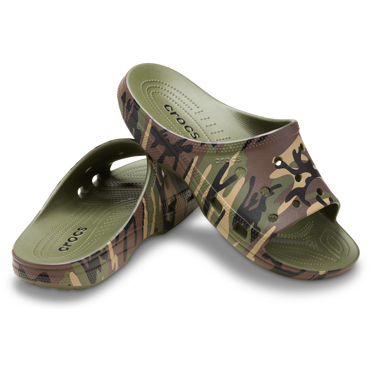 Men’s Camouflage Saturday Slide - Army Green / Multi