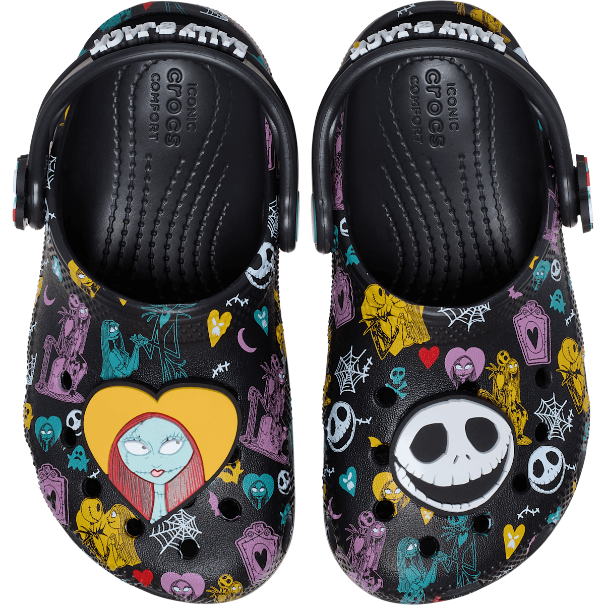 Toddlers’ Disney Tim Burton's The Nightmare Before Christmas Jack and Sally Classic Clog - Multi