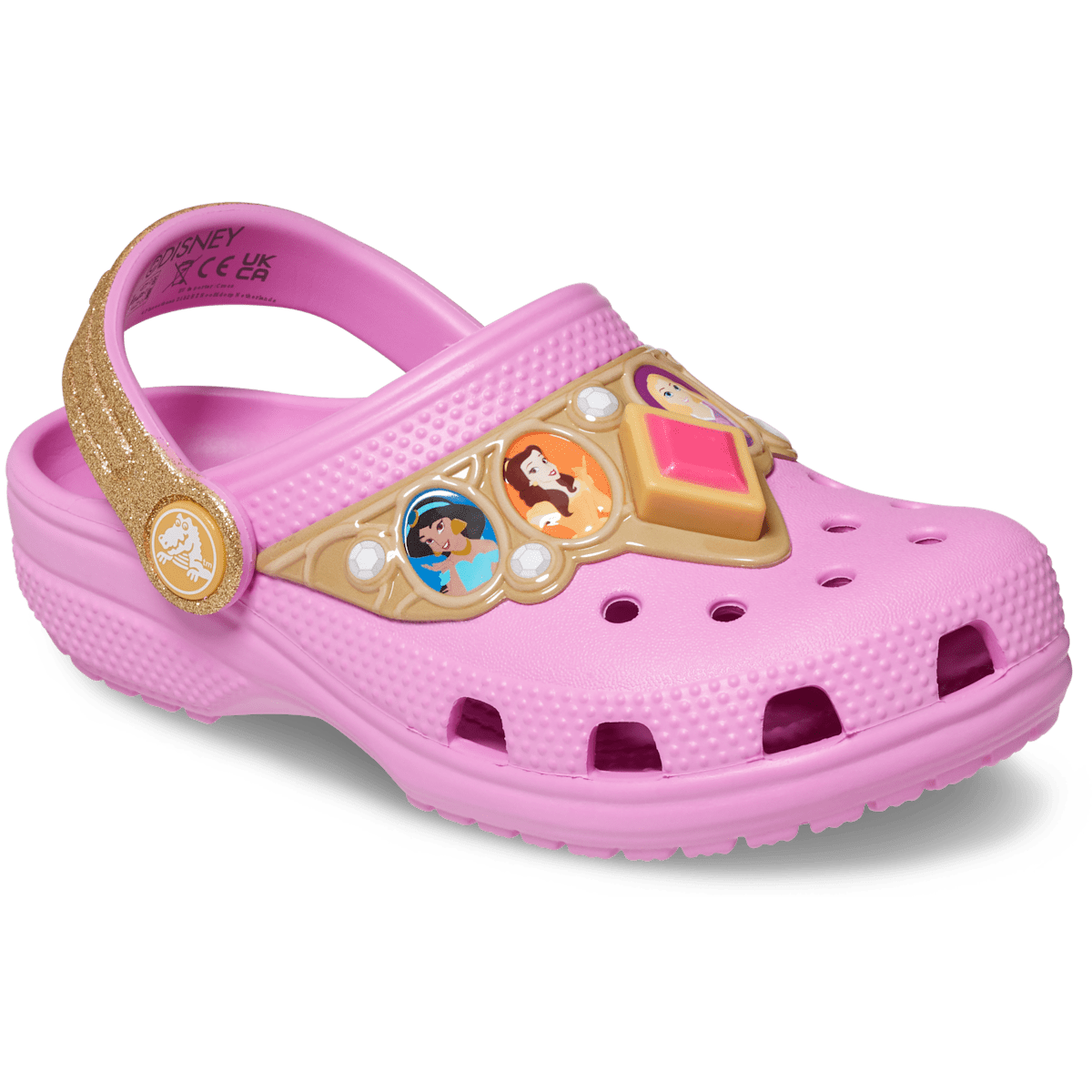 Toddler Classic Disney Princess Lights Clog - Taffy Pink