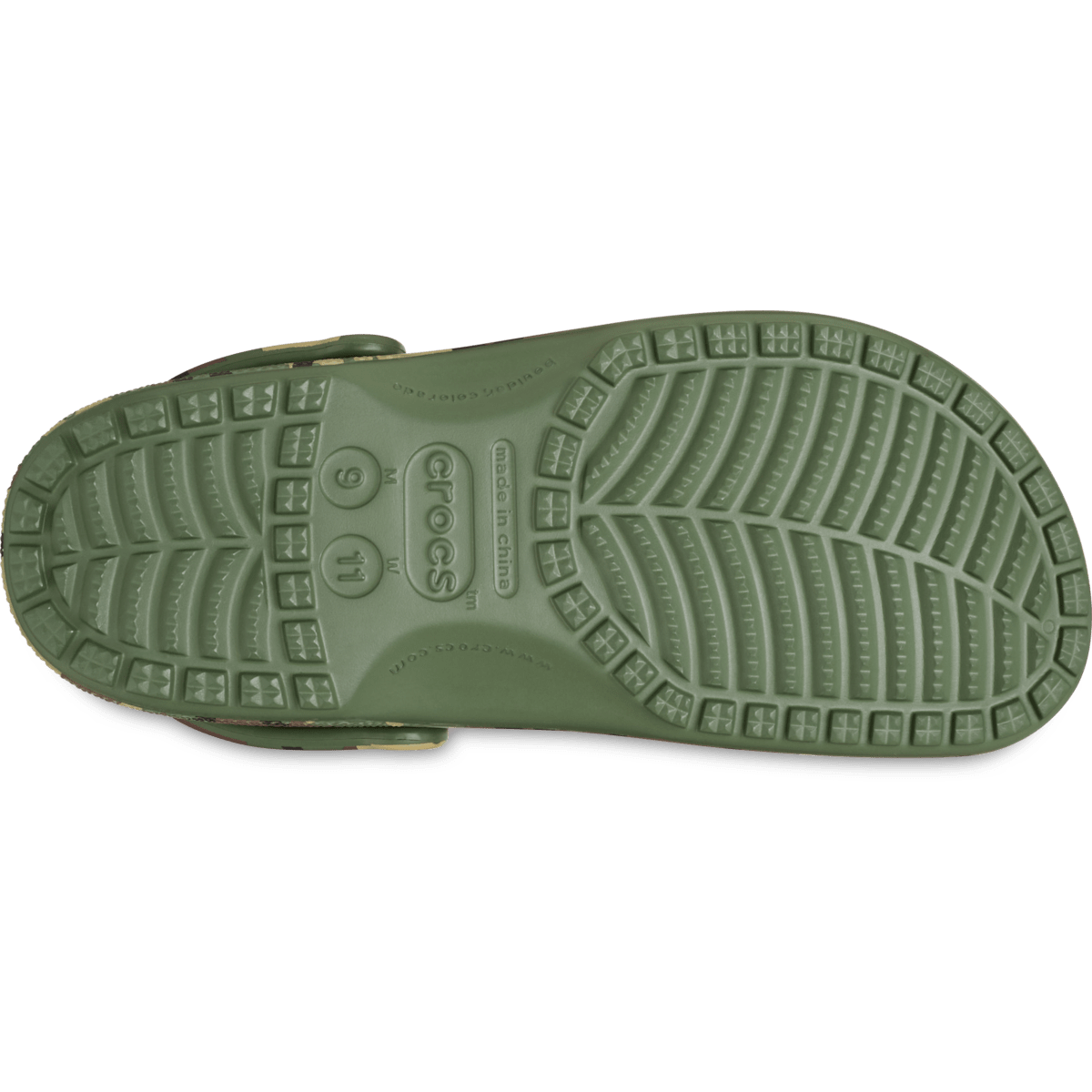 Classic Camouflage Clog - Army Green / Multi