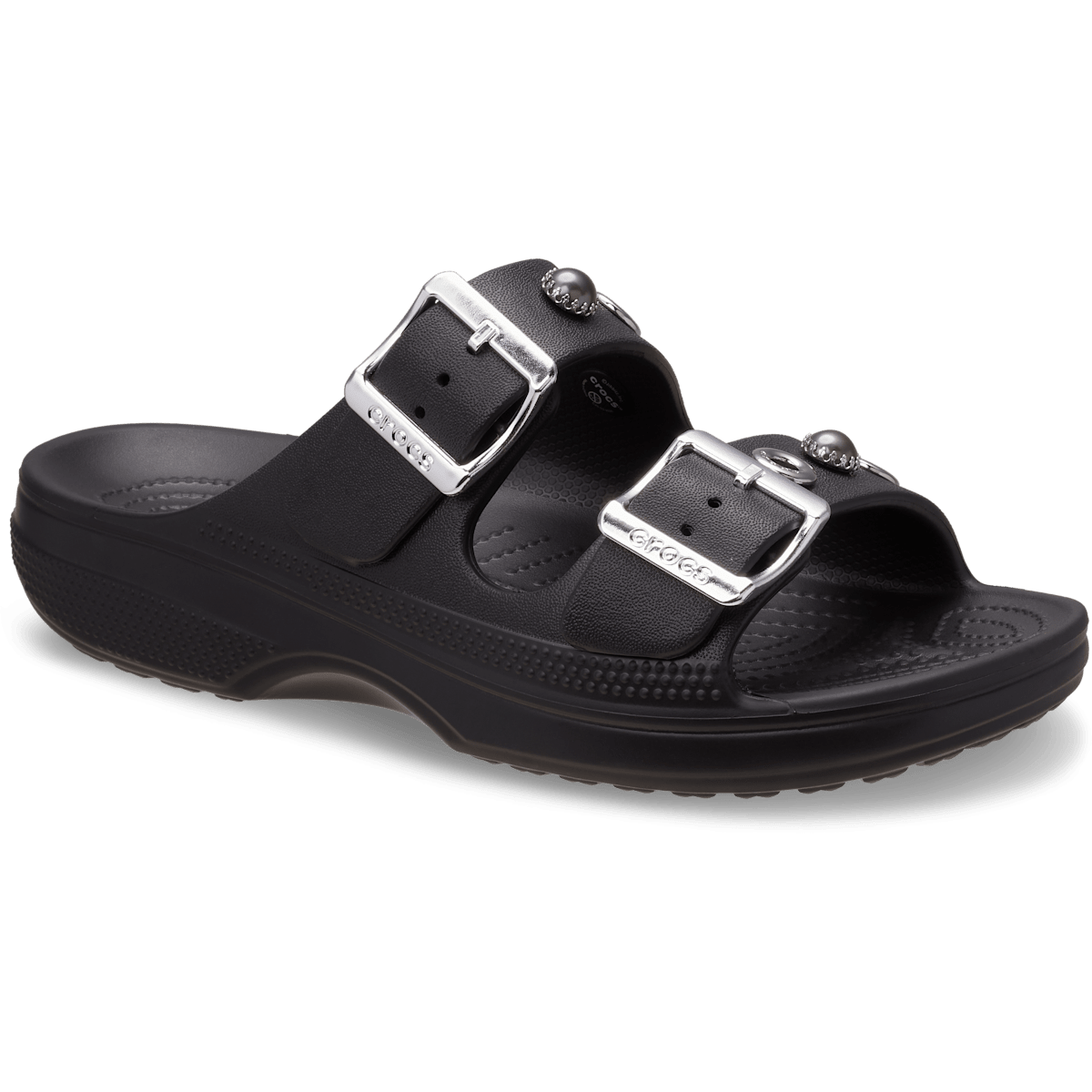 Saturday Embellished Sandal - Black / Silver