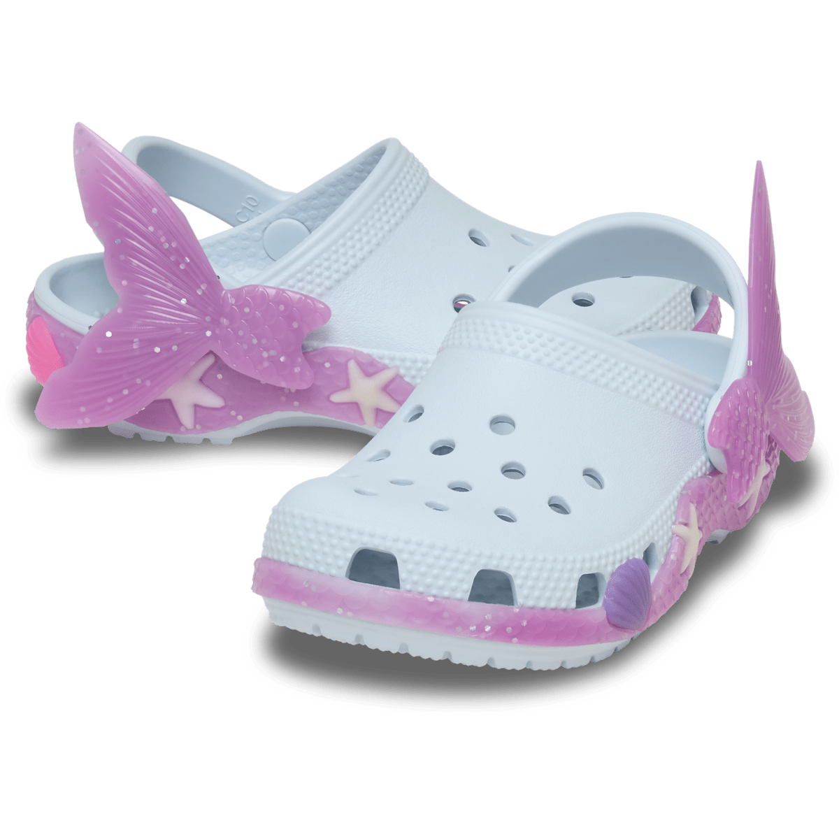 Toddler Classic IAM Color Change Mermaid Clog - Vapor Ice