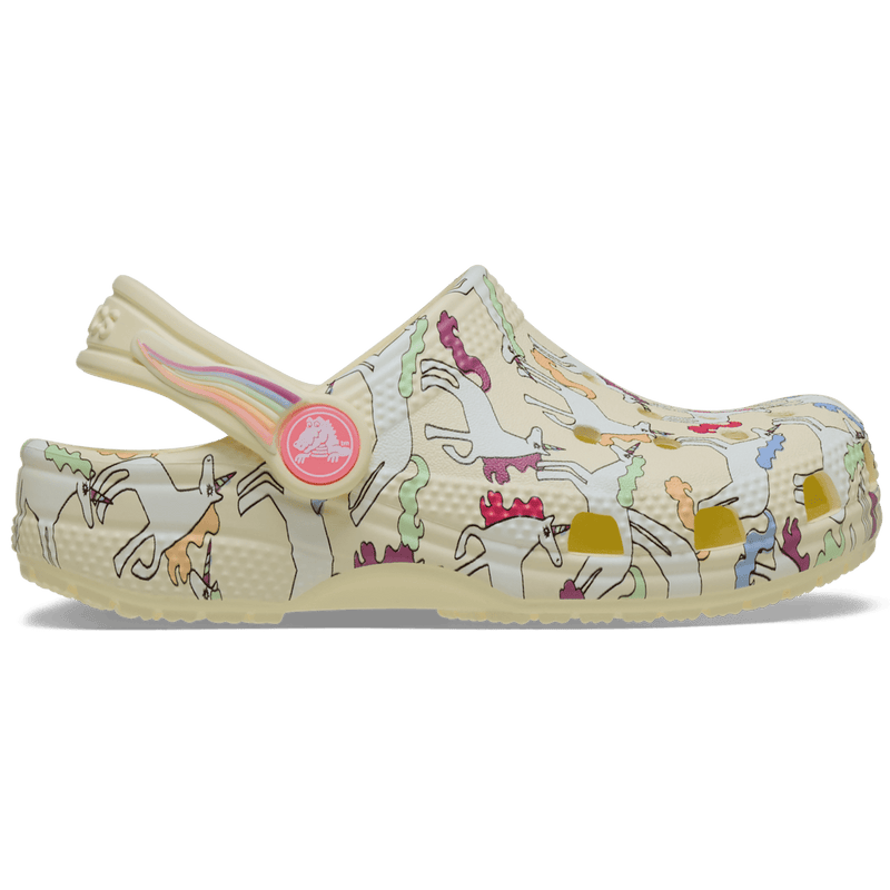Toddler Classic Unicorn Graphic Clog - Yellow Light