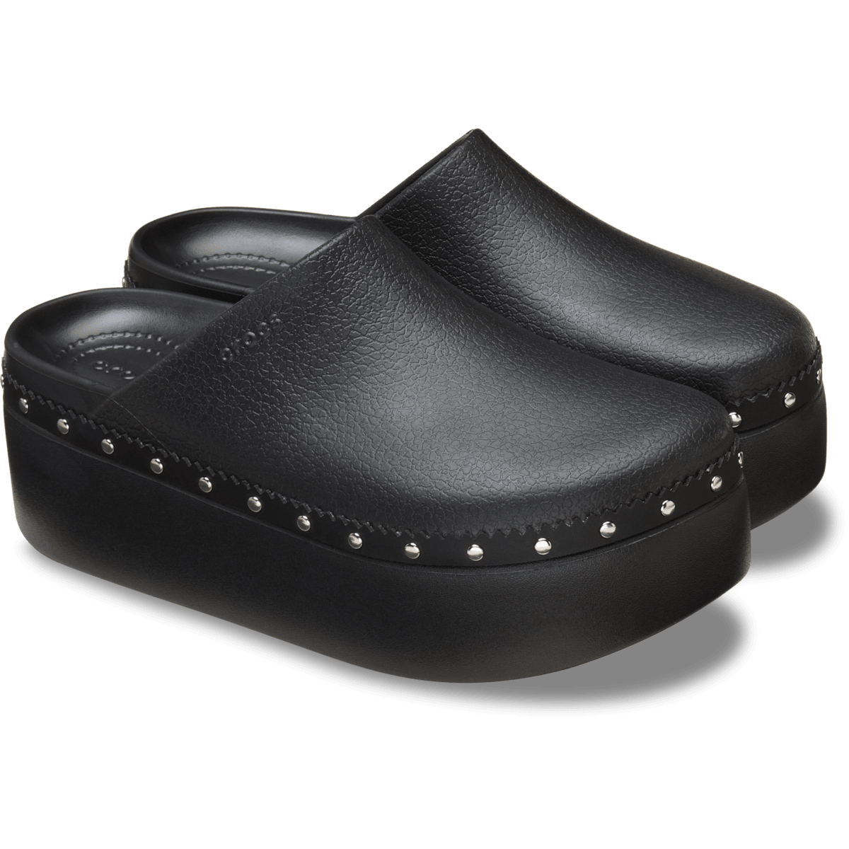 Dylan Platform Studded Clog - Black