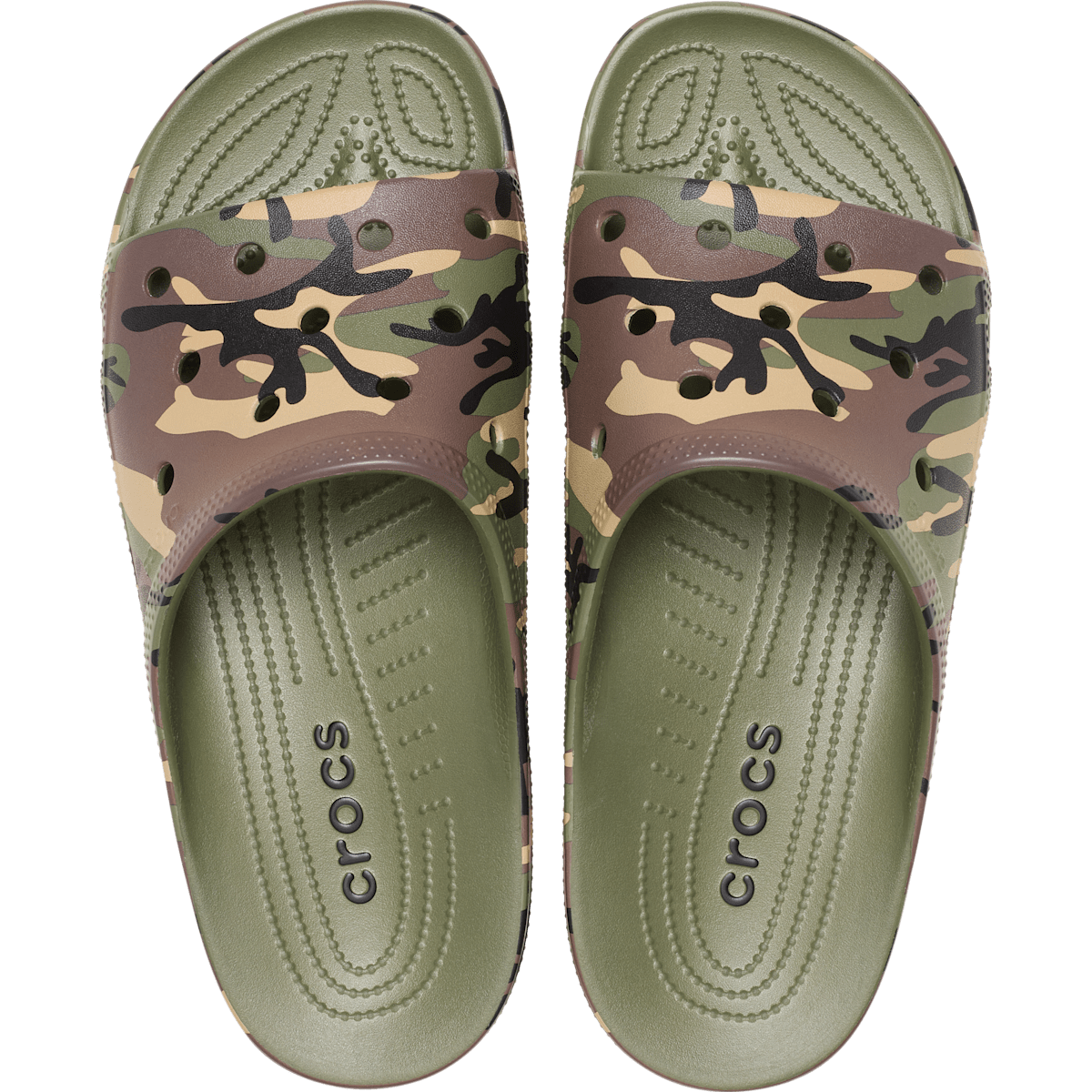 Men’s Camouflage Saturday Slide - Army Green / Multi