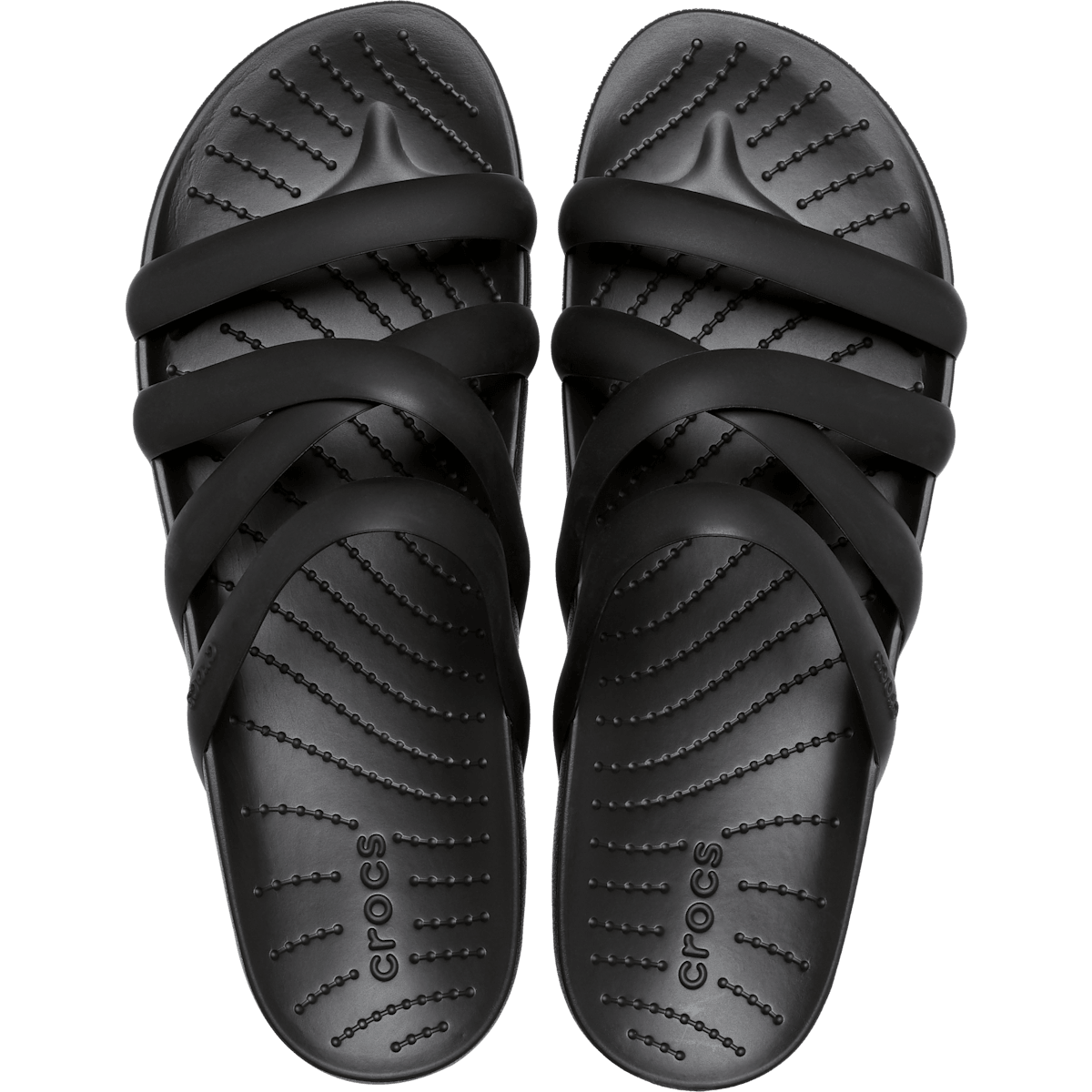 Splash Strappy Sandal - Black