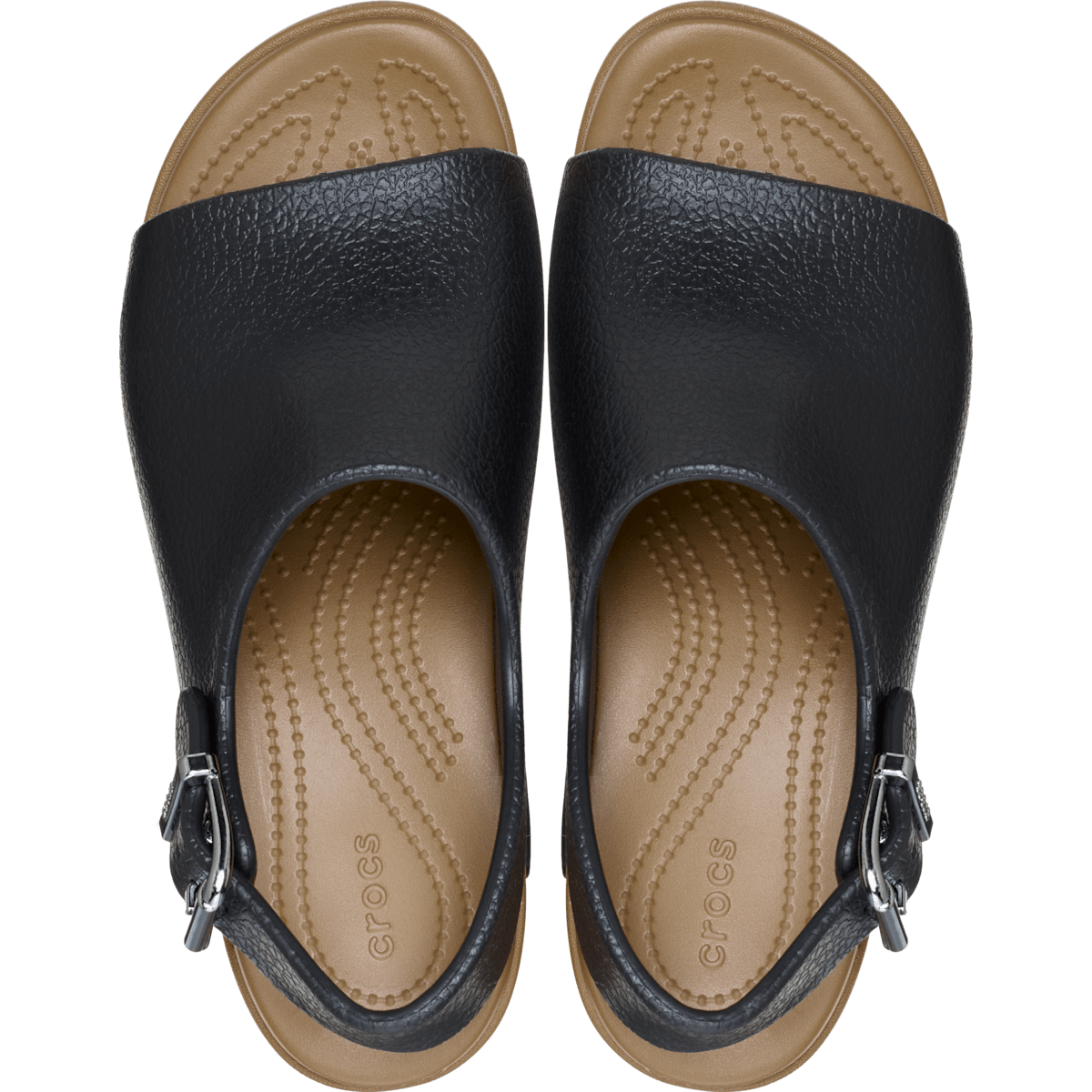 Dylan Studded Platform Slide - Black/Sepia