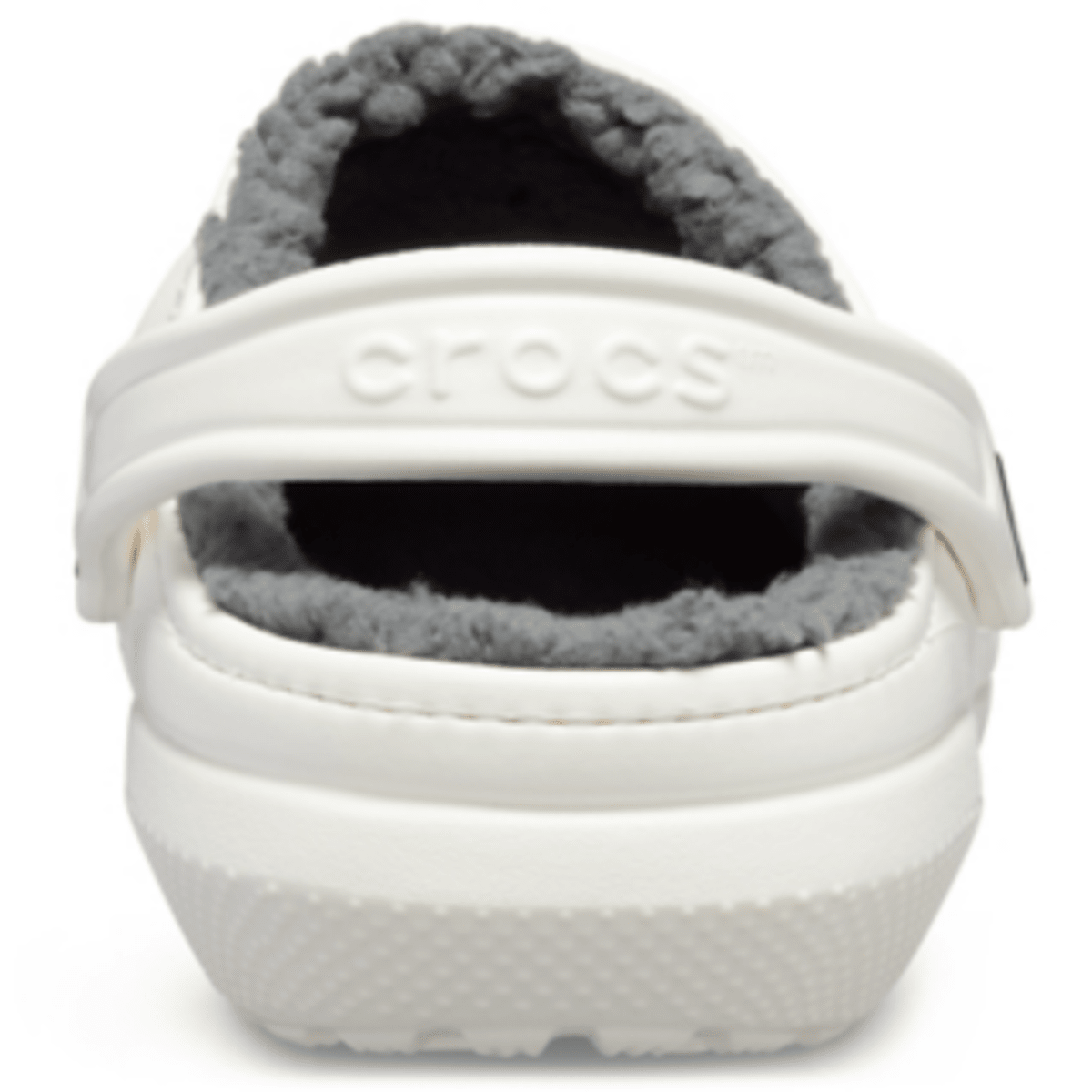 Classic Lined Clog - White / Grey