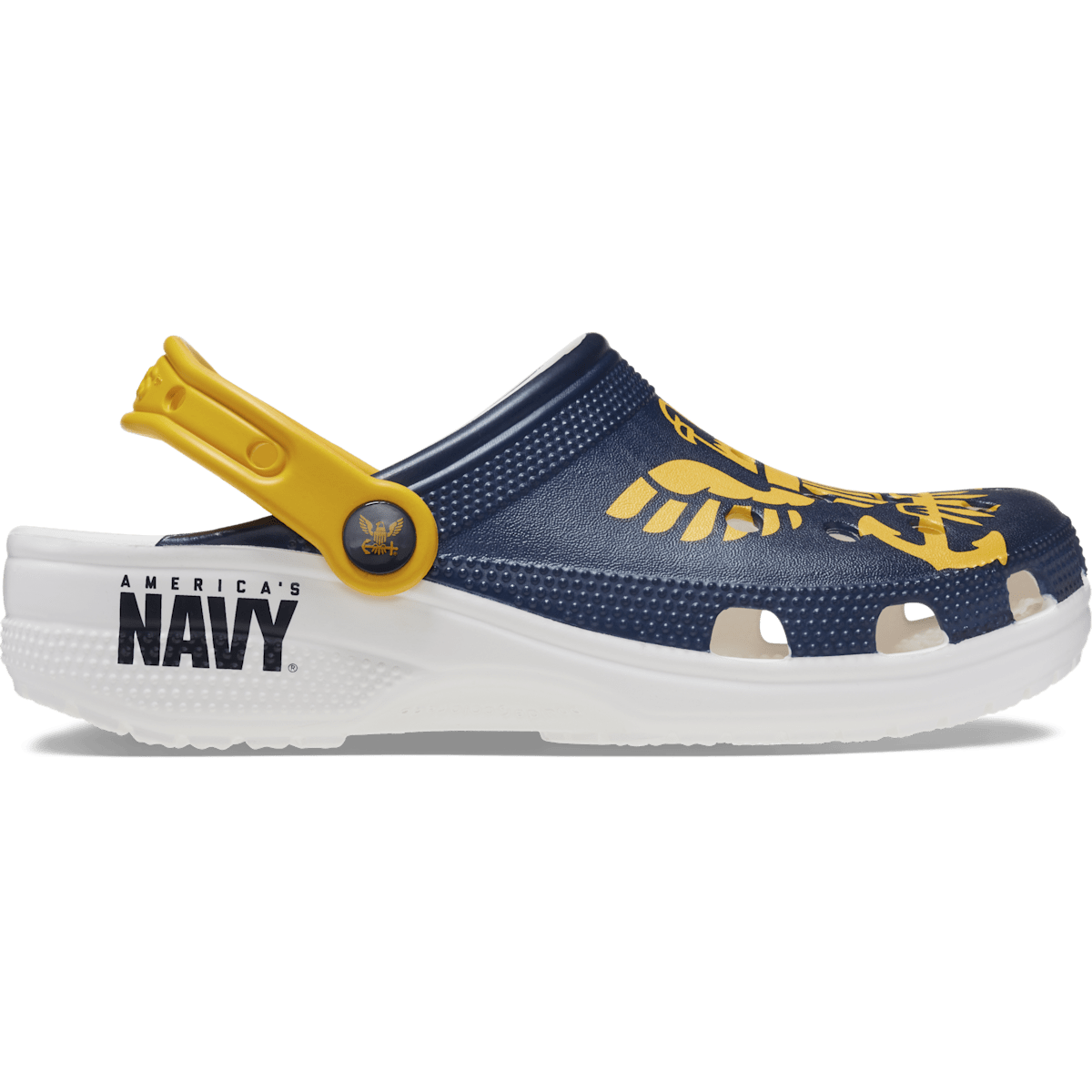 Classic US Navy Clog - White / Multi