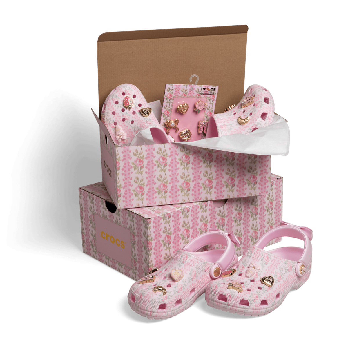 Kids LoveShackFancy Classic Clog - Pink Milk